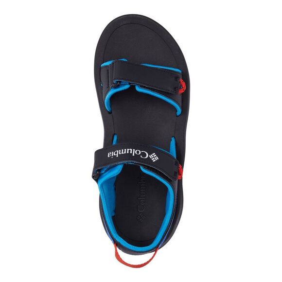 NWT COLUMBIA Mens Black Traction Trailstorm Round Toe Leather Sandals Shoes 12 - Picture 3 of 5